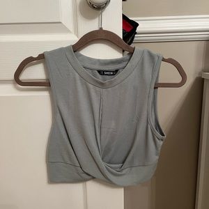 Shein Cropped Cross-Over Tank
